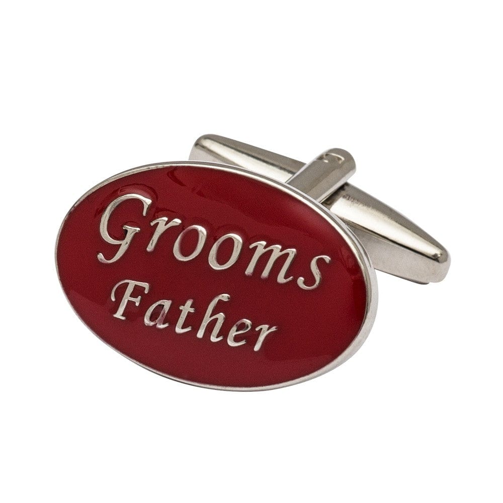 Cufflink Man Cufflinks Grooms Father Cufflinks Oval Red