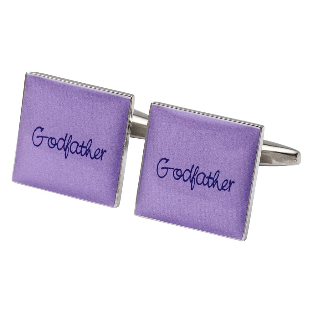 Cufflink Man Cufflinks Square Lilac - Godfather Cufflinks