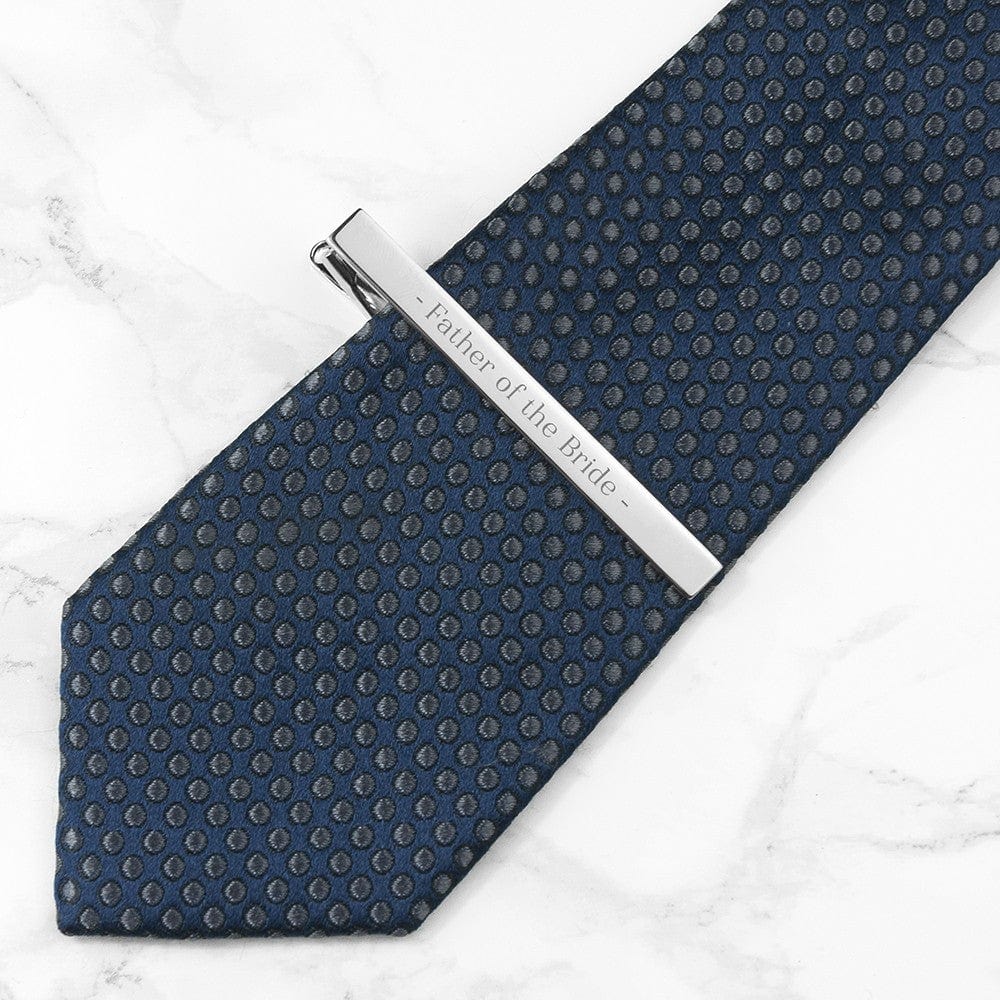 thumbnail image 2 of Father Wedding Tie Clips Accessories For Bride Papa Dad Marriage Wedding Tie 2 of 13
