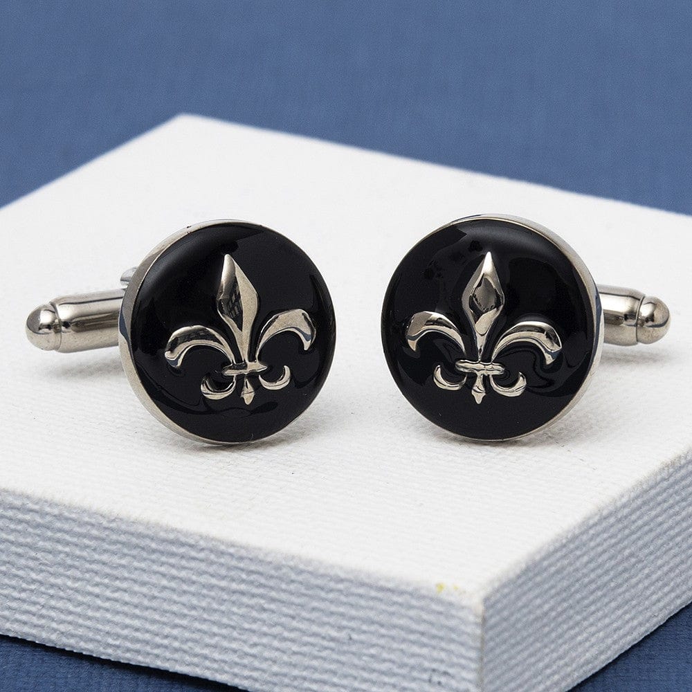 Luxury Fleur-De-Lis Cufflinks | Classic Executive Cufflinks For Men UK