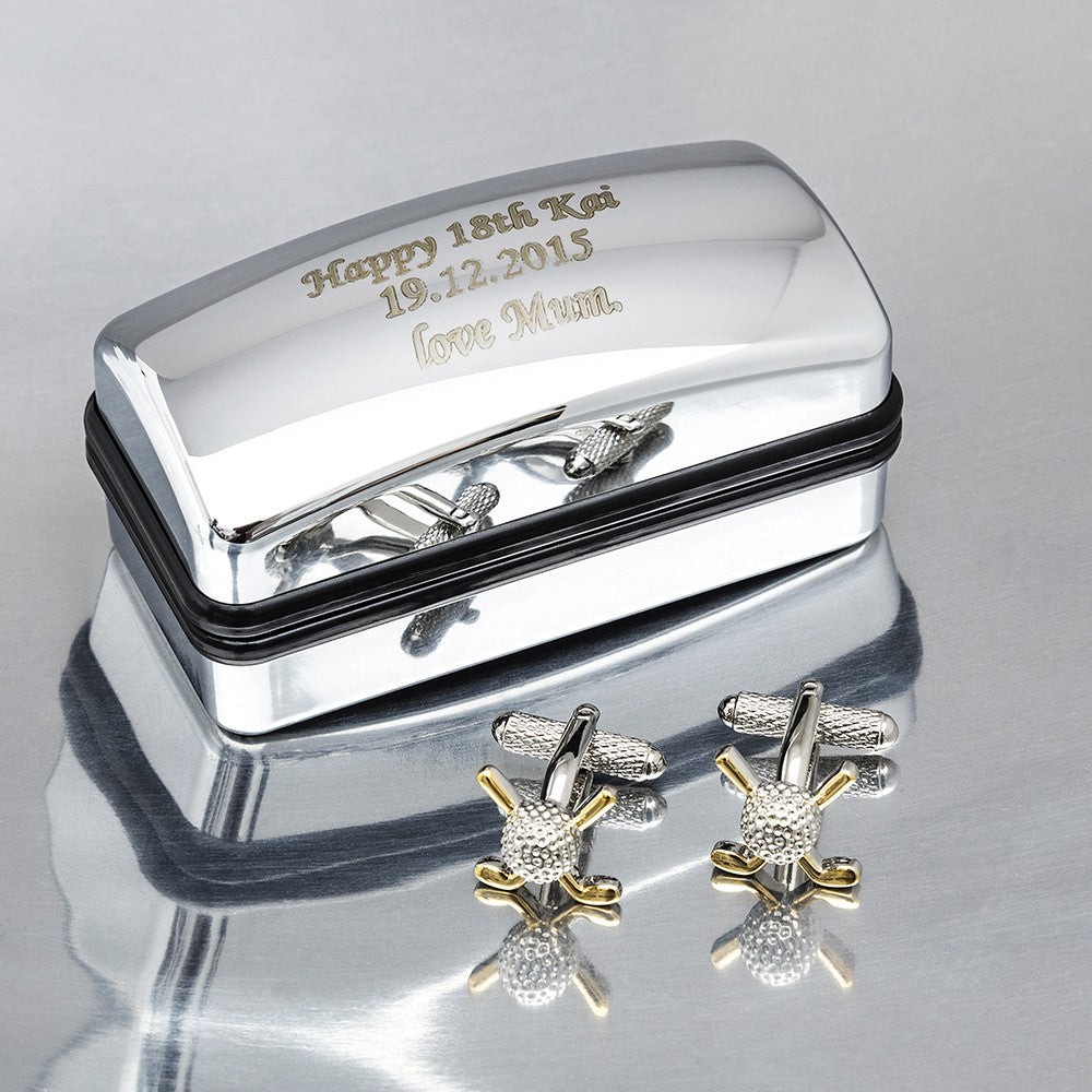 Personalised Cufflinks Gift Sets