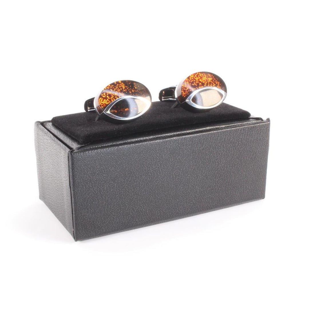 Cufflink Man Add-ons Black Leatherette Cufflink Box