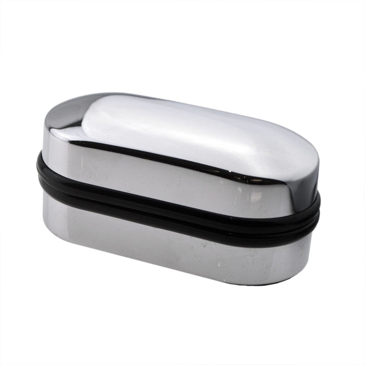 Cufflink Man Add-ons No Engraving Engravable Chrome Plated Cufflink Box