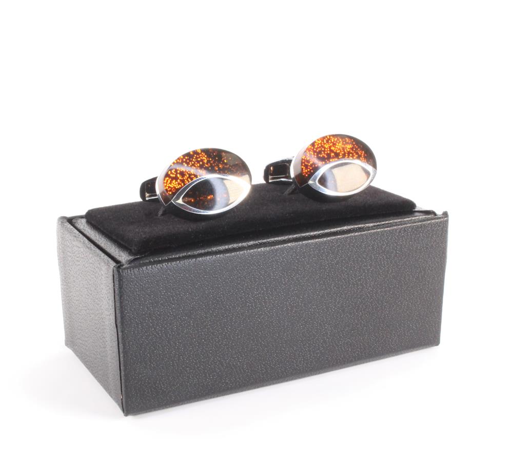 leatherette display case for cufflinks