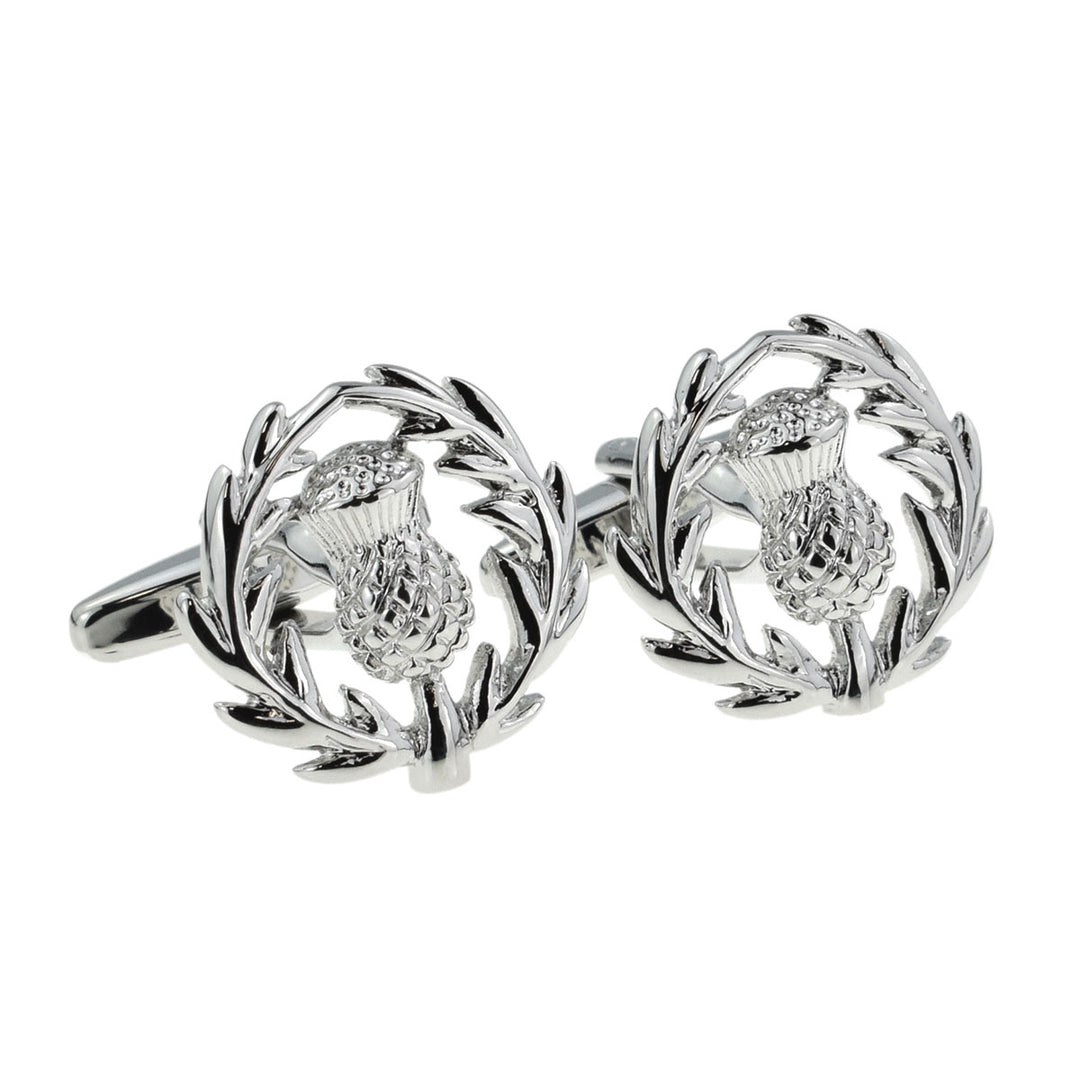 Scottish Thistle Crest Cufflinks