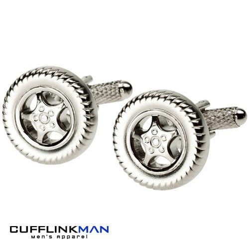 Alloy Wheel Cufflinks | Motoring Cufflinks For Men | Car Cufflinks Uk