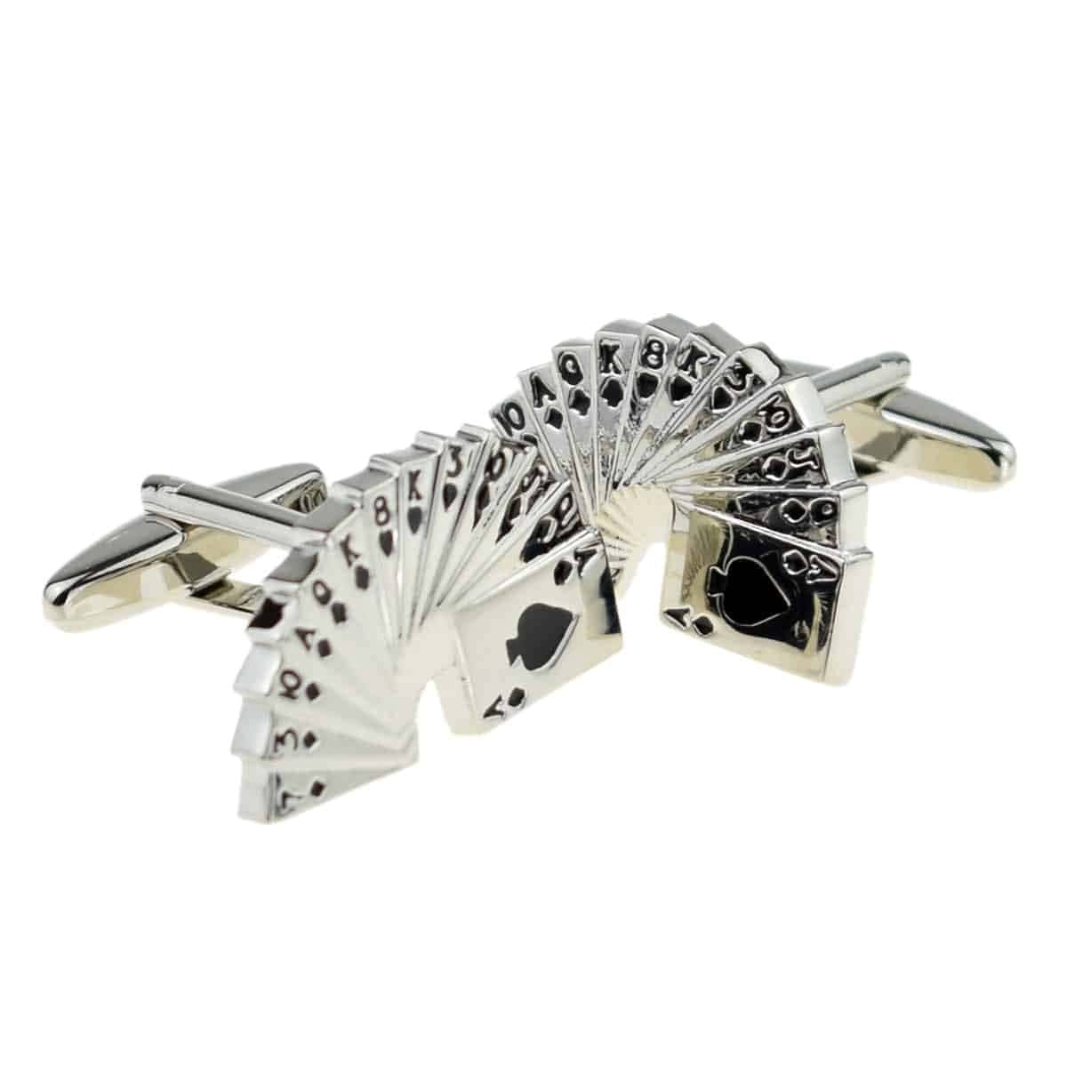 Deck of cards Cufflinks | Gambling themed cufflinks