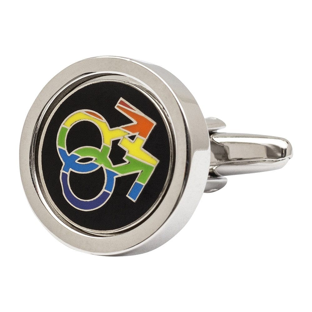 Cufflink Man Cufflinks Male Sign Rainbow Cufflinks Gay Pride