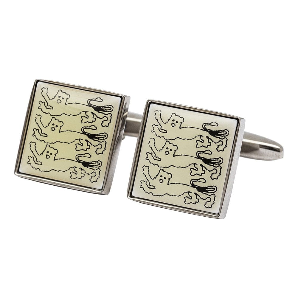 Cufflink Man Cufflinks Three Lions Cufflinks England Cufflinks