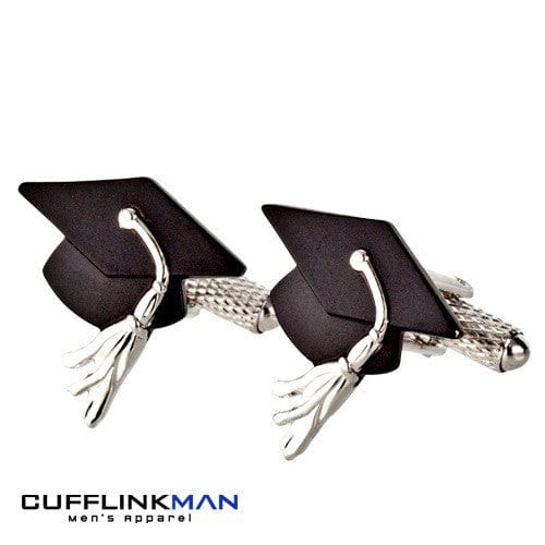 Graduaction Cufflink Graduation Cufflinks Gift Set | Graduate Cufflinks | Mortar Board Cufflinks